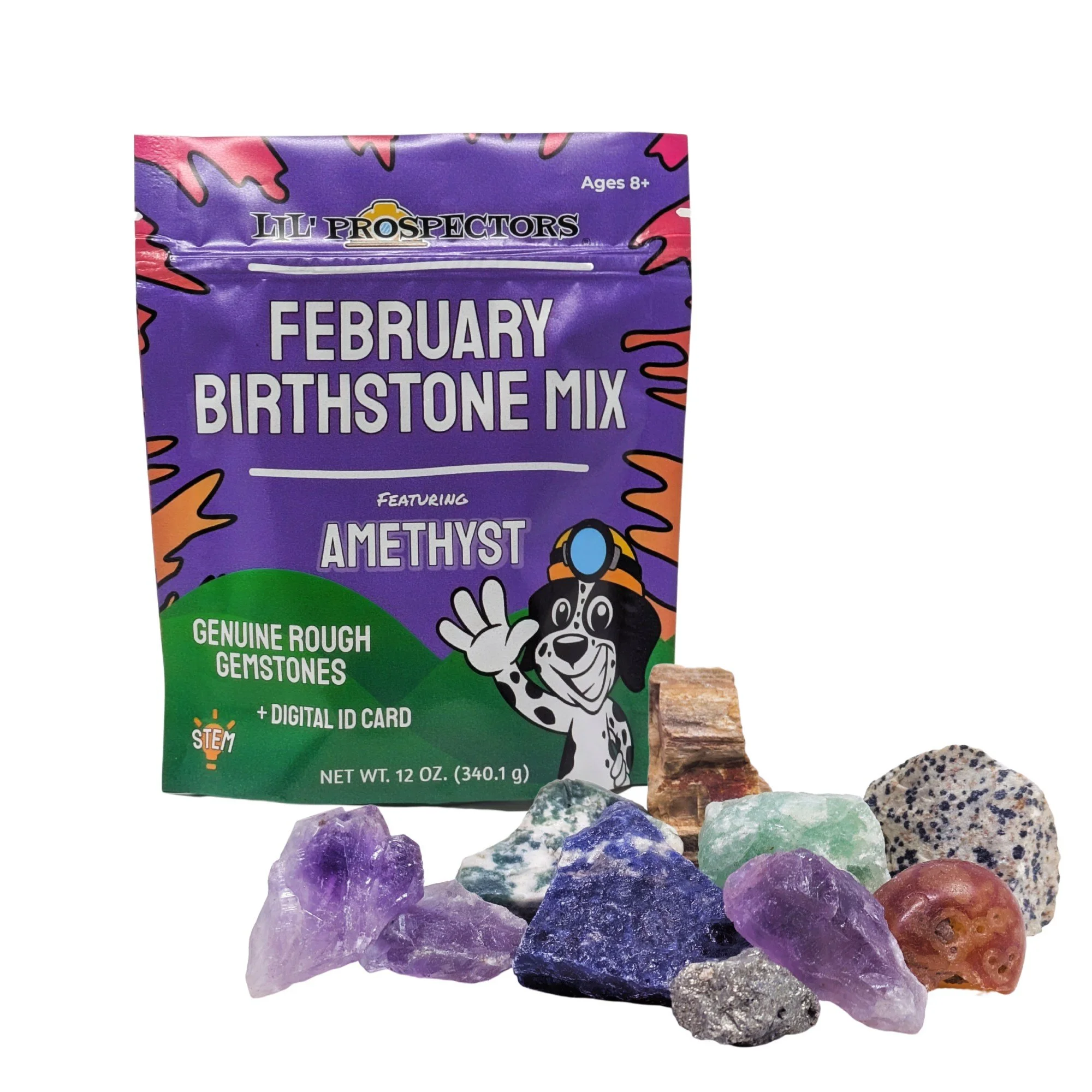 Collect over 50 different types of crystals and gemstones